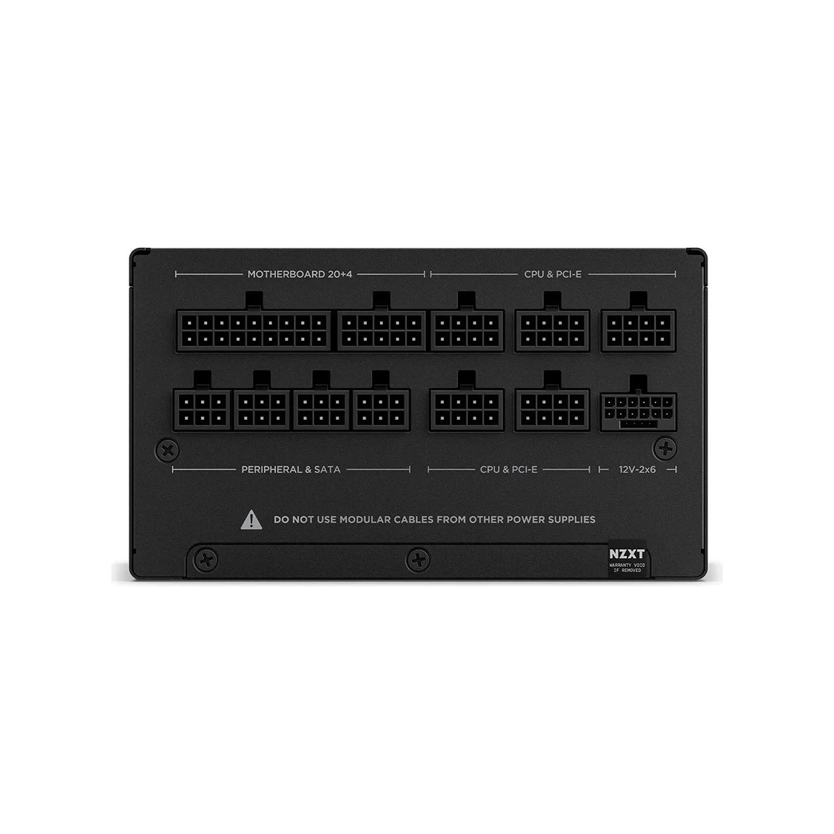 NZXT C Series 1200W 80+ Gold ATX 3.1 Power Supply - Black (C1200, 1200W, PCIe 5.1, Fully Modular) - PA-2G2BB-UK view 4