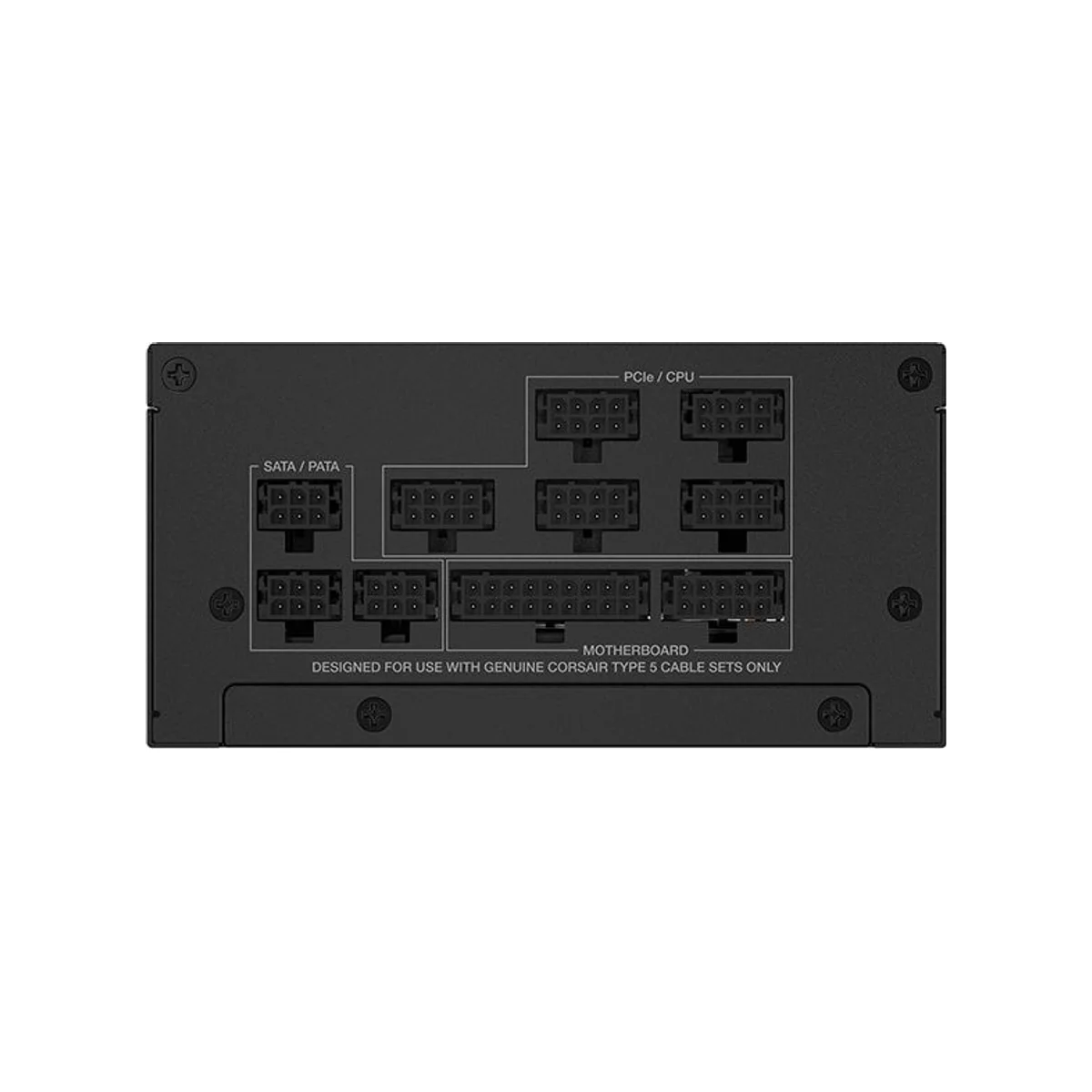 CORSAIR SF850 Series 850W Fully Modular 80 PLUS Platinum SFX Power Supply (ATX 3.1, Type 5, 92mm FDB Fan) - Black - CP-9020256-UK view 4
