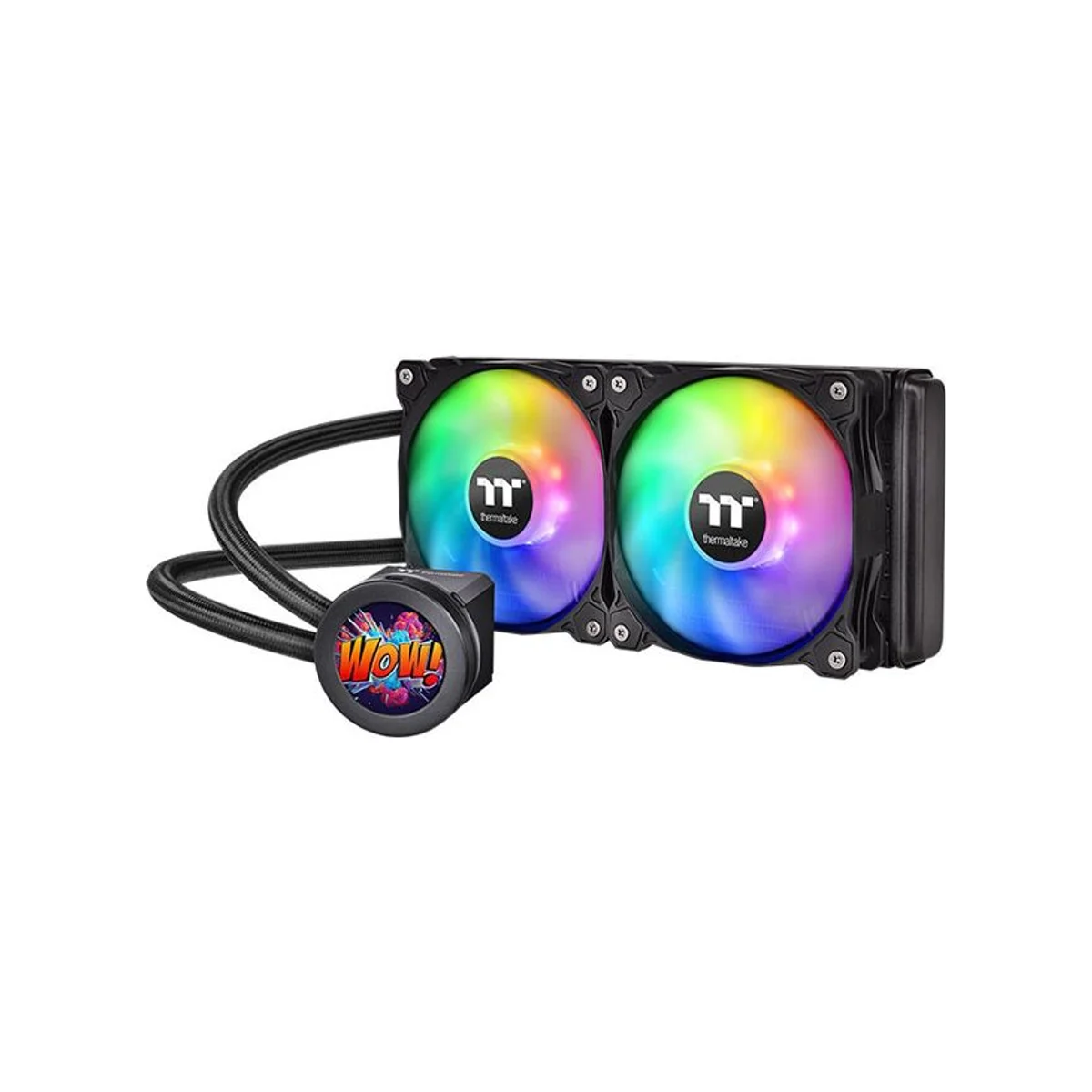Thermaltake Floe Ultra 240 RGB AIO CPU Liquid Cooler - Black - CL-W349-PL12SW-A