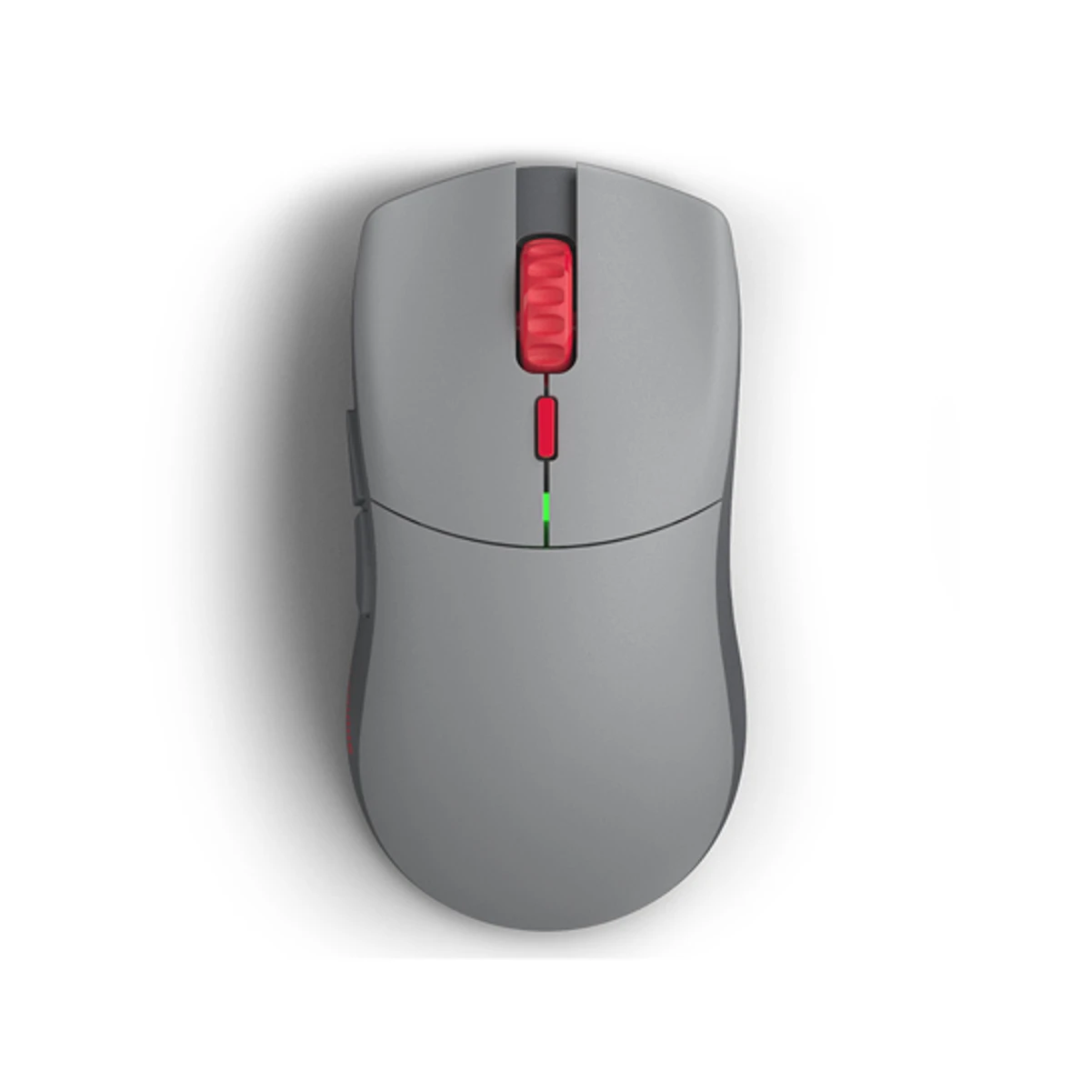 GLORIOUS Series One PRO Centauri Forge Wireless Mouse - Gray Red (Claw Fingertip, 19000 DPI, 80M Clicks, 84h Battery) - GLO-MS-P1W-CT-FORGE