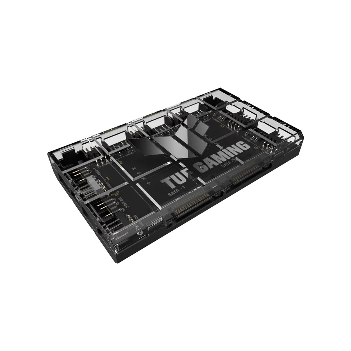 Asus TUF Gaming ARGB PWM Fan Hub Controller (6x 4-pin PWM, 6x 3-pin ARGB) - Black - 90DA00C0-B09000 view 3