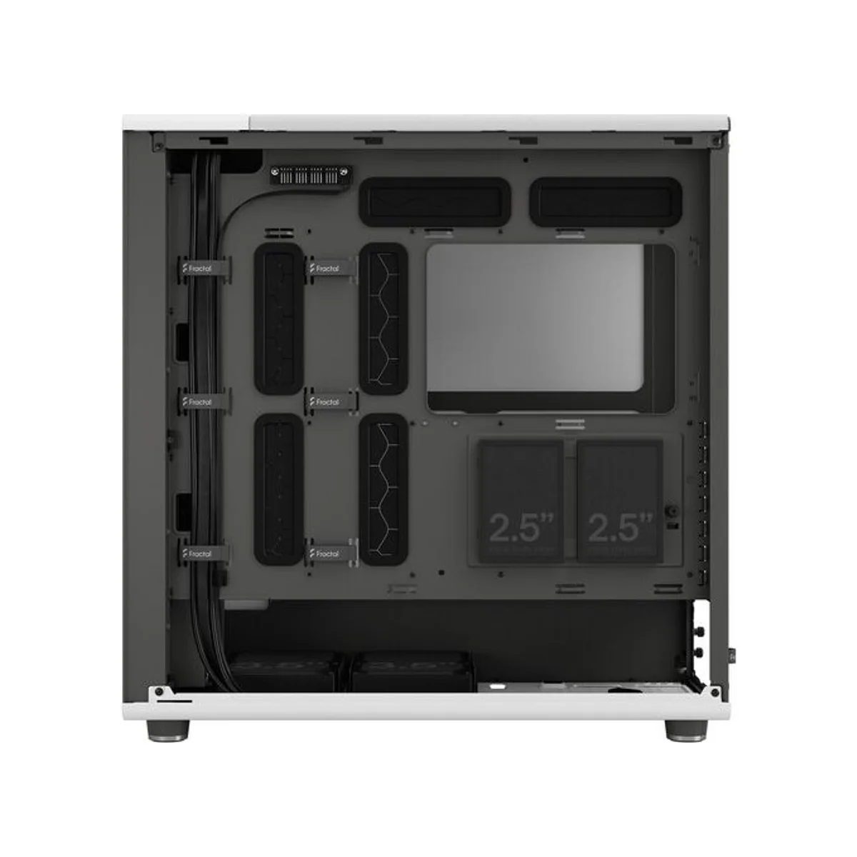 Fractal North XL Side Panel Mesh ATX Gaming Case - White - FD-C-NOR1X-03 view 7