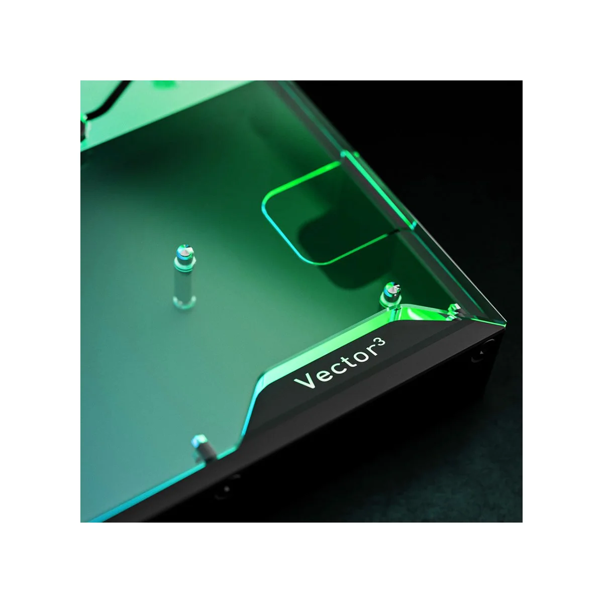 EKWB EK-Quantum Vector 3 TUF RTX 5090 Plexi Black - Full-Cover GPU Water Block (Plexi Top, Nickel-Plated Copper, D-RGB) - 3831129901094 view 3