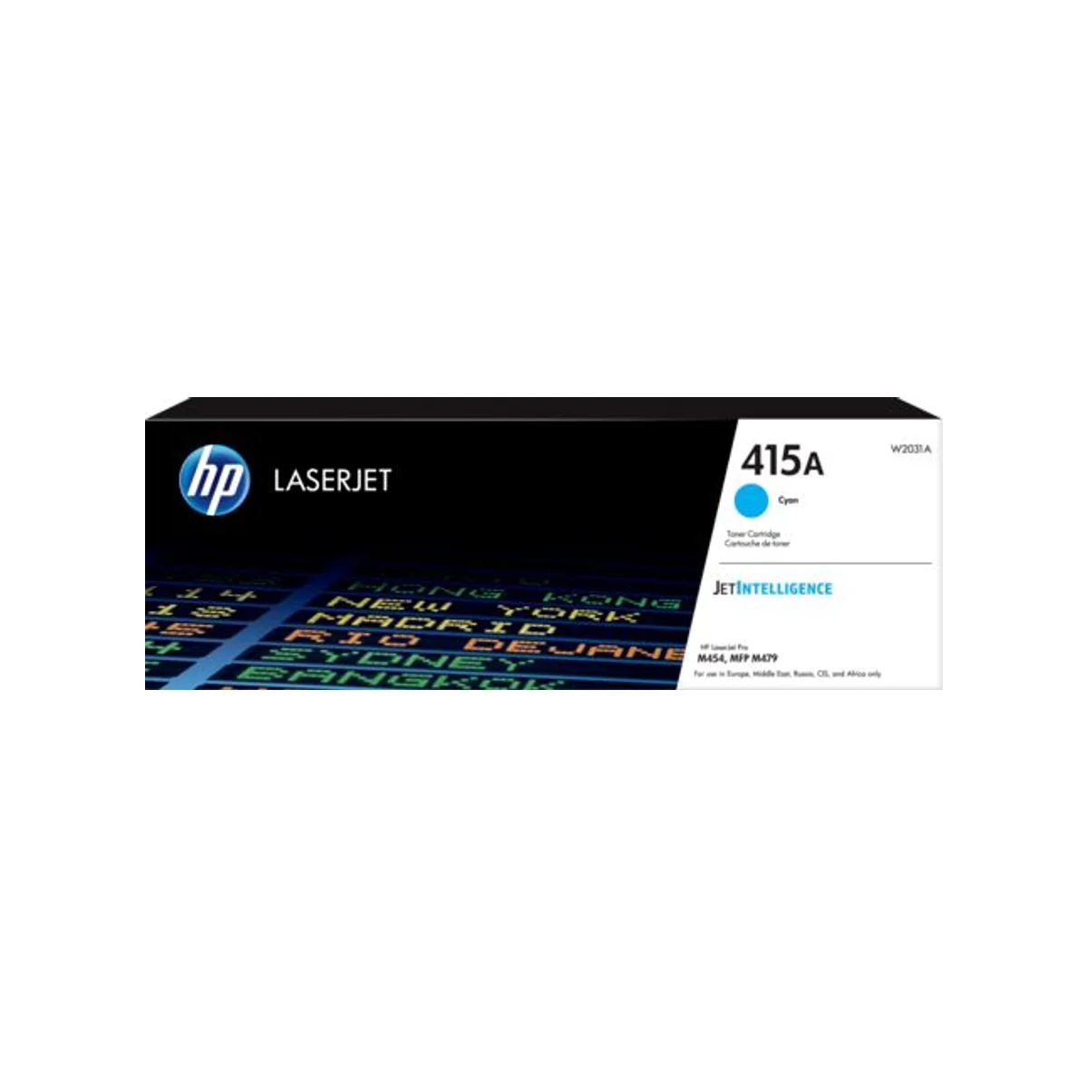 HP 415A Cyan Original LaserJet Toner Cartridge (Cyan, Laser, 2100 pages) - W2031A