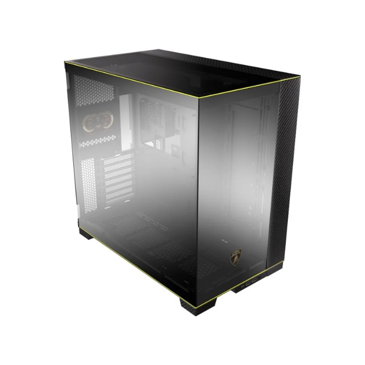 Lian Li O11D EVO Automobili Lamborghini Edition RGB E-ATX Gaming Case - Black - G99.O11DERGBL.00 view 7