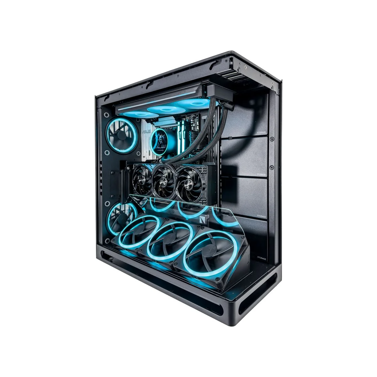 Gaming PC Bullet (Ryzen 7 9800X3D, 32 GB DDR5 RAM, RTX 5080 16GB GPU) - Gaming_PC_Bullet view 2