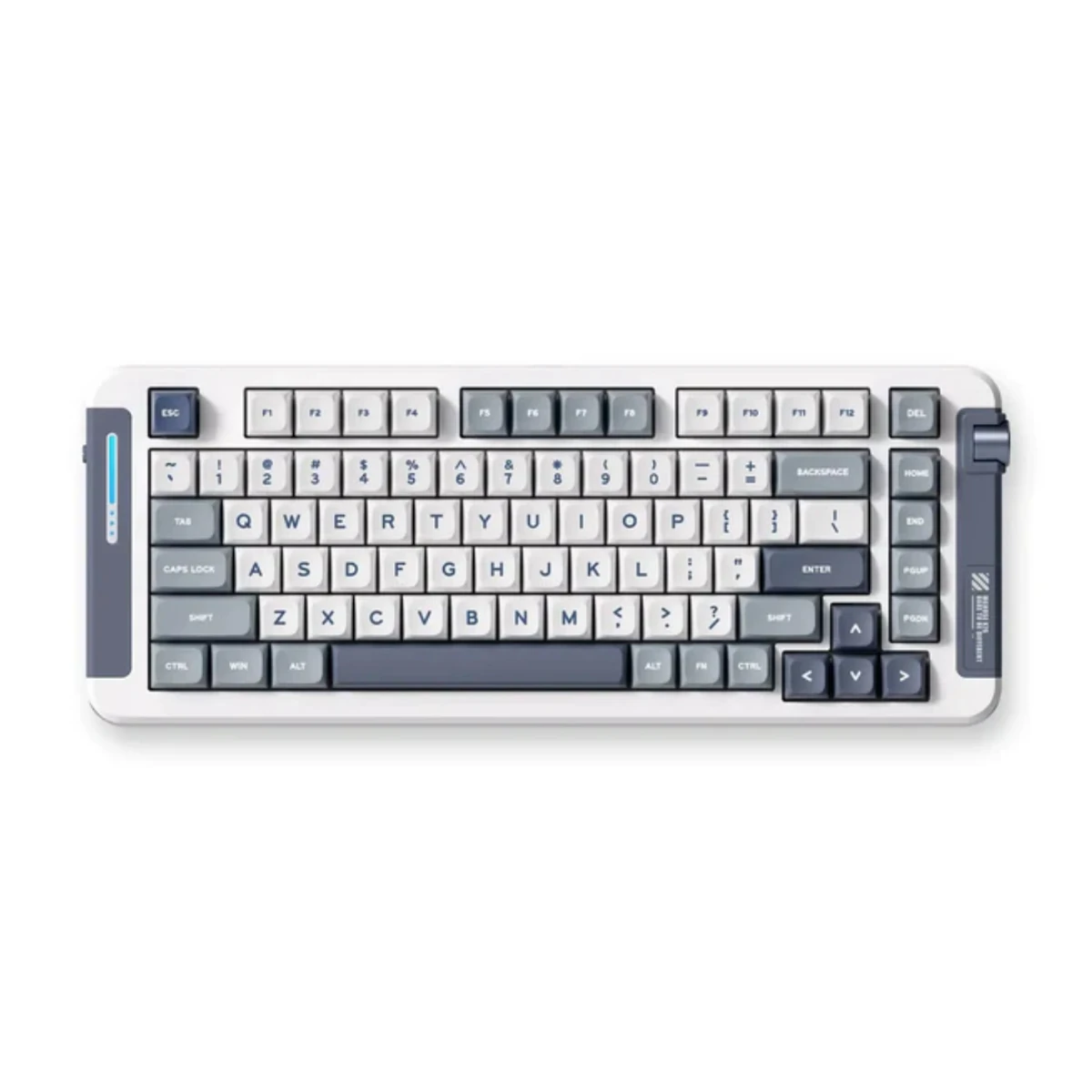 MCHOSE X75 Wireless Gasket Mount Tri-Mode Mechanical Keyboard - Navy Blue | MC-X75-3A view 2