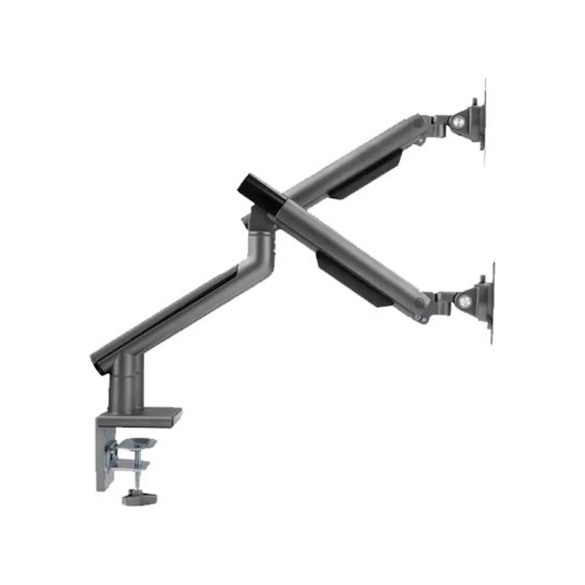 TWISTED MINDS Dual Monitors Premium Slim Aluminum Spring-Assisted Monitor Arm (17"-32", VESA 75x75/100x100, 2x9kg) - TM49-C012-G view 3