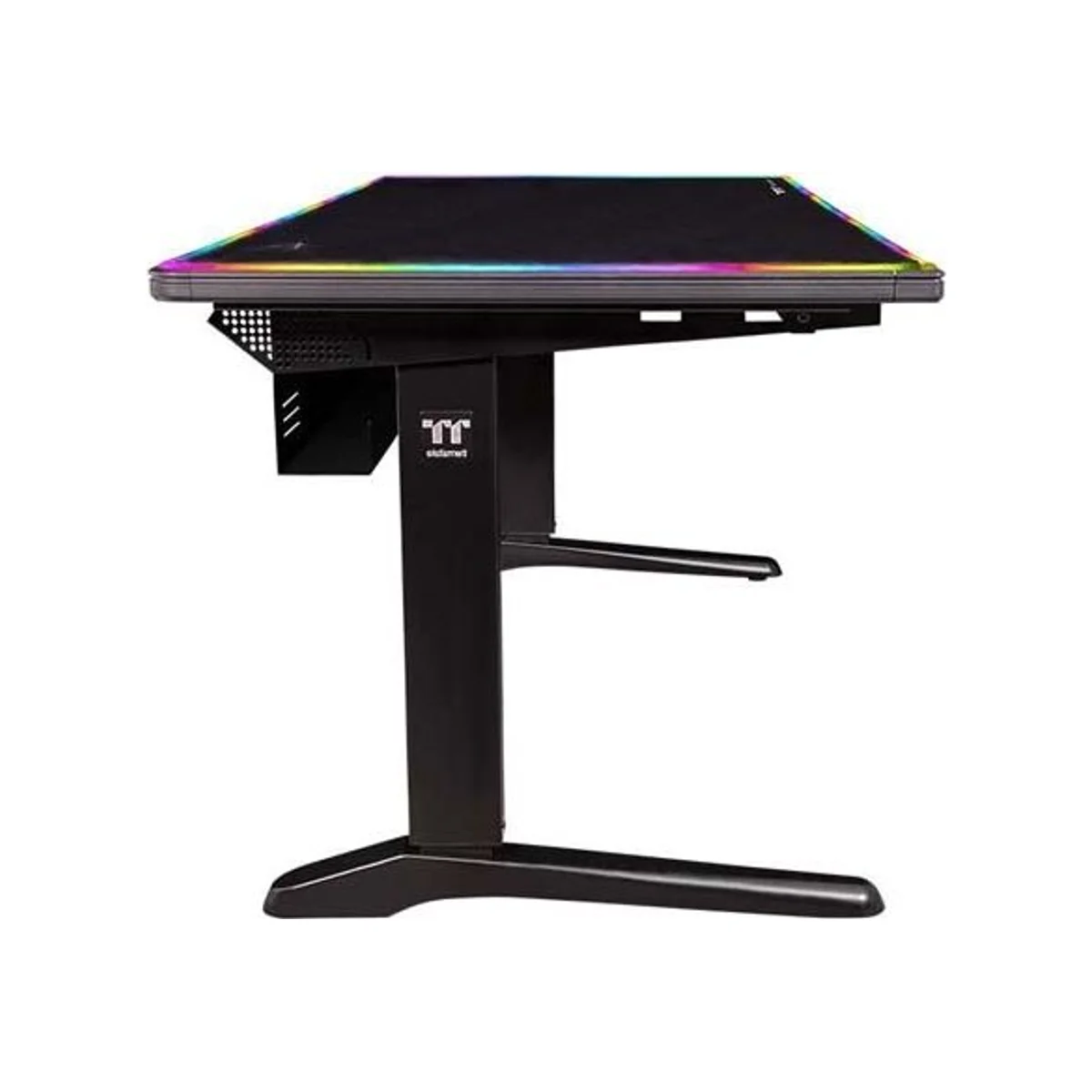 Thermaltake Level 20 RGB Battlestation Gaming Desk | Black - Electric Height-Adjustable, 16.8M Colors RGB, Full Mousepad - GGD-LBS-BKEIRX-01 view 4