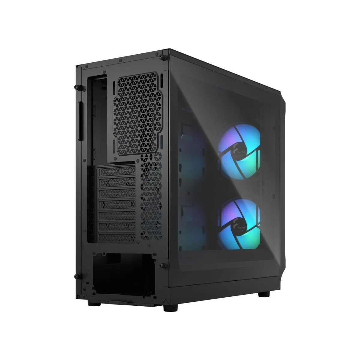 Fractal Focus 2 Clear Tint Tempered Glass RGB ATX Gaming Case - Black - FD-C-FOC2A-03 view 6