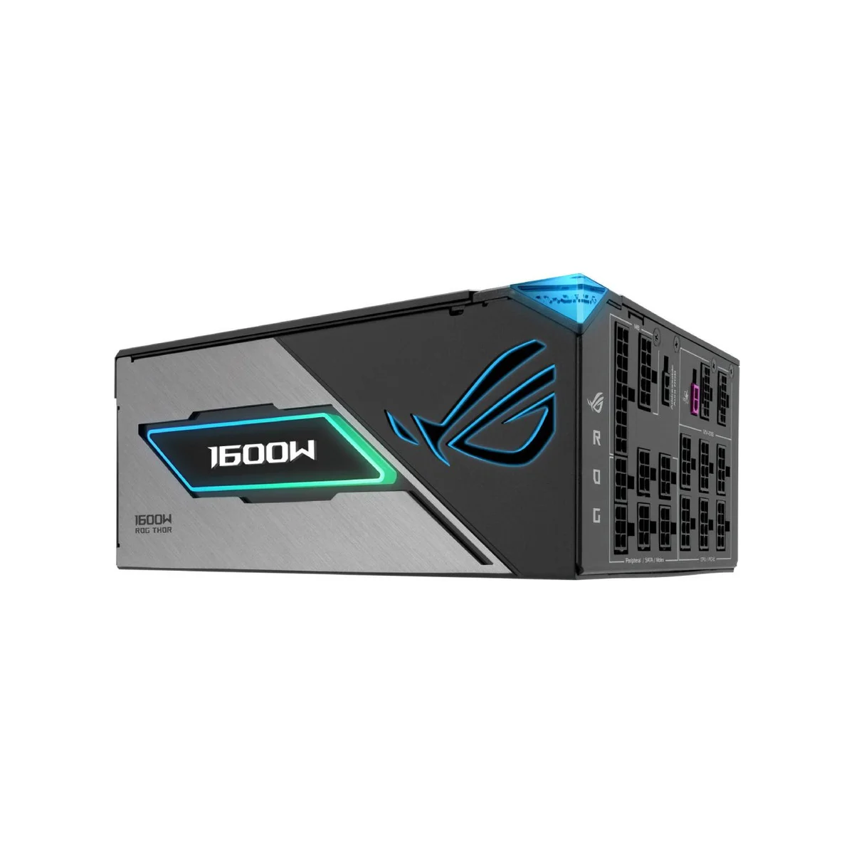 ASUS ROG THOR 1600W Titanium III 80 Plus Titanium ATX 3.1 Power Supply (Black, 1600W, ATX 3.1, 80+ Titanium) - 90YE00V1-B0NA00 view 2