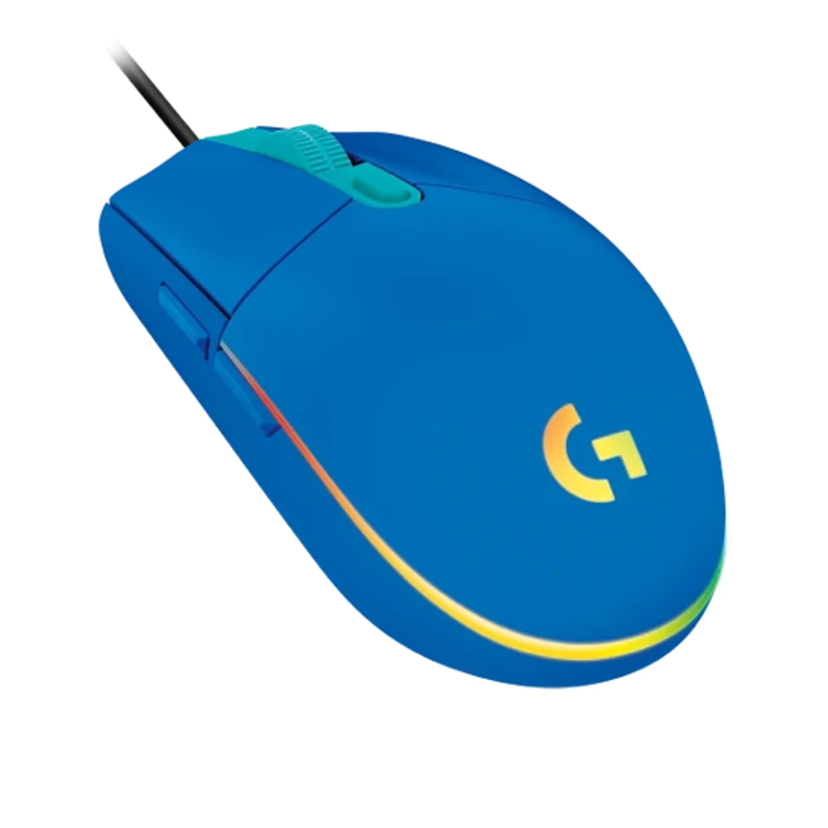 Logitech G Gaming Mouse G203 LightSync RGB (Blue, 8,000 DPI, 6 Buttons) - 910-005798 view 3