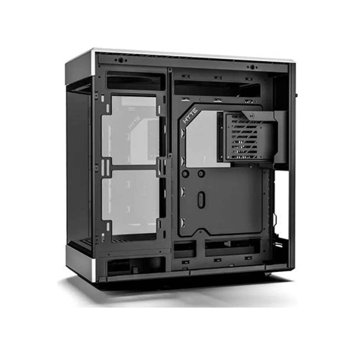 Hyte Y60 Dual Chamber Glass Panoramic Mid-Tower Gaming Case - White - CS-HYTE-Y60-BW view 5