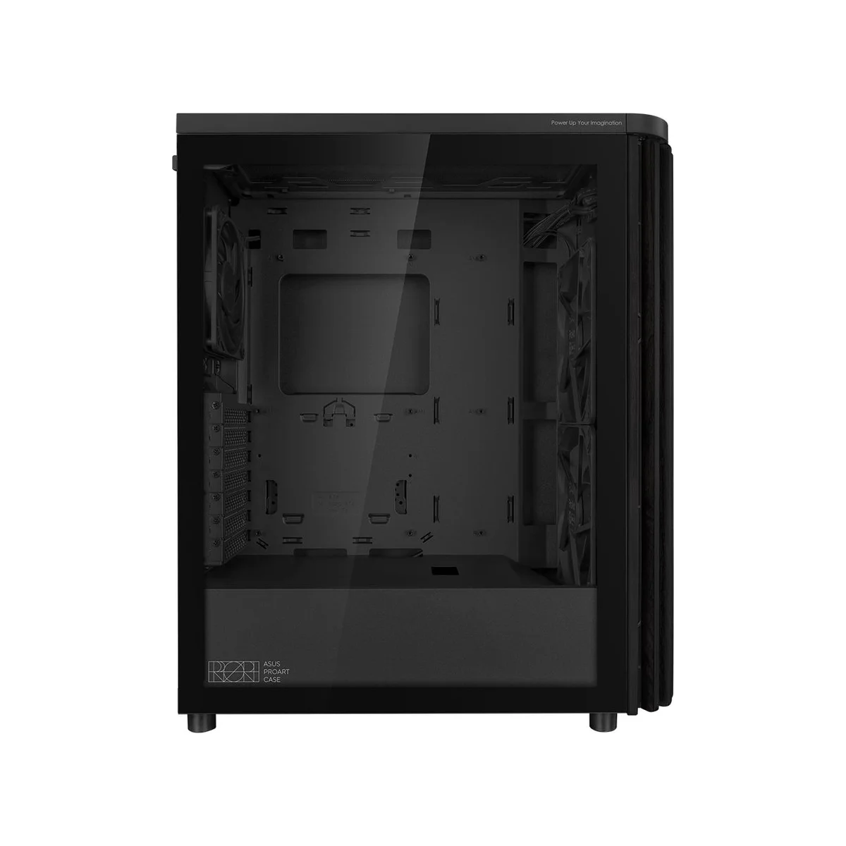 Asus ProArt PA401 Edition Tempered Glass Wood Edition ATX Gaming Case - Black - 90DC00M0-B39000 view 5