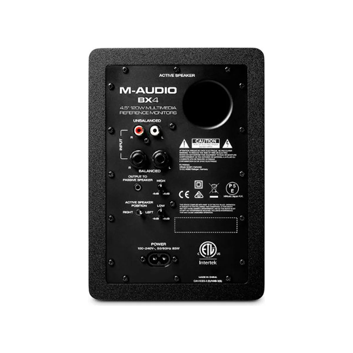 M-AUDIO BX4 Professional Multimedia Speakers - MAUDIOBX4 view 4