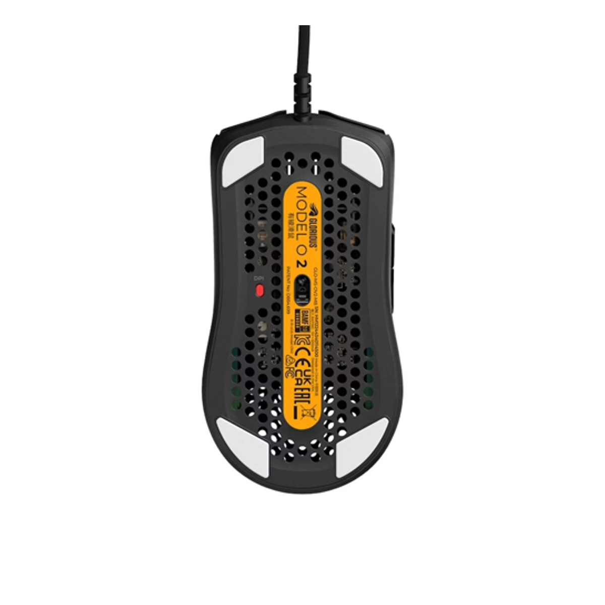 Glorious Model O 2 RGB Wired Optical Gaming Mouse - Matte Black (BAMF 2.0 Sensor, 80M Click Switches, 650 IPS, 16.8M RGB) - GLO-MS-OV2-MB view 5