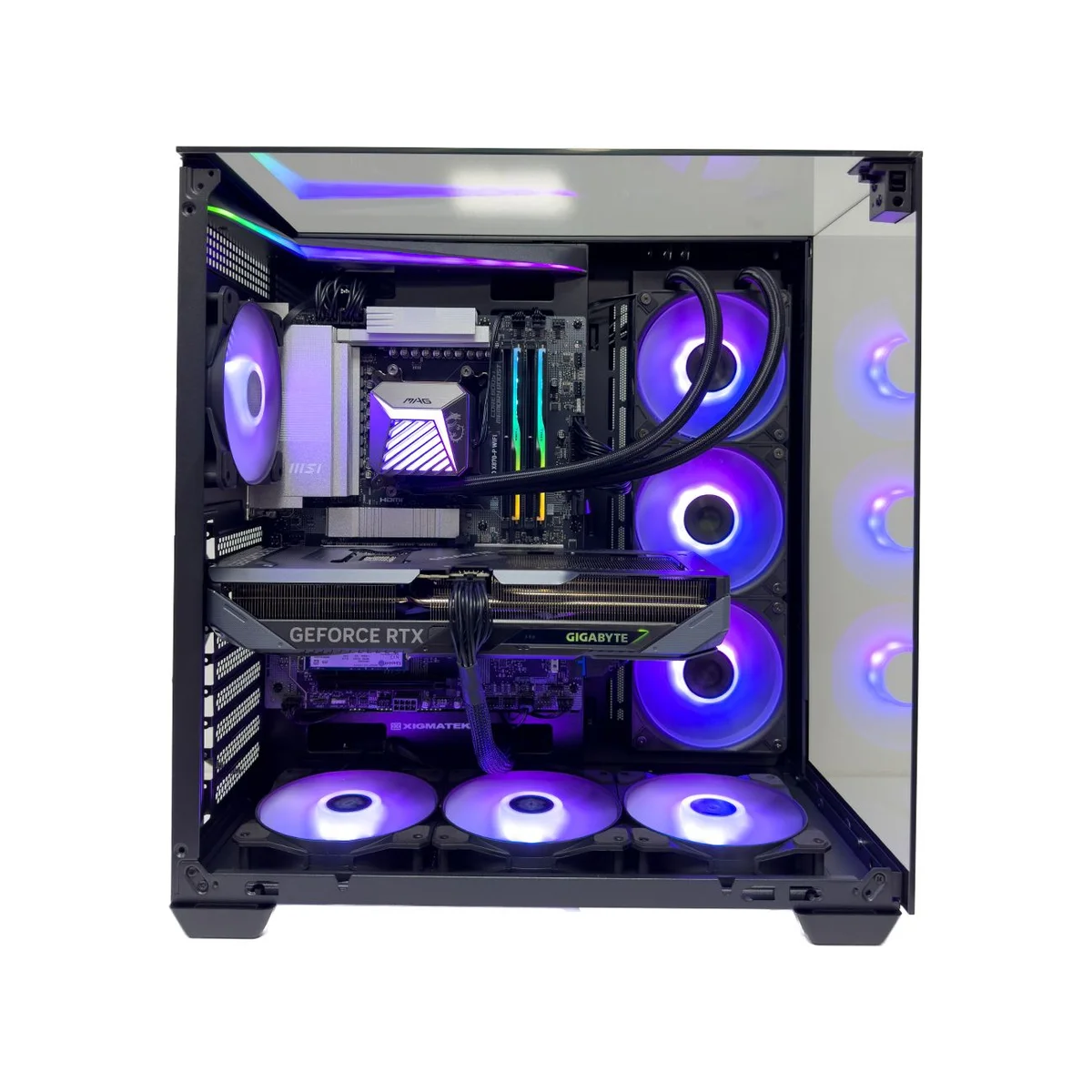Gaming PC Aquatic (Ryzen 7 7800X3D, 32GB DDR5, RTX 5070 12GB) - Gaming_PC_Aquatic view 3