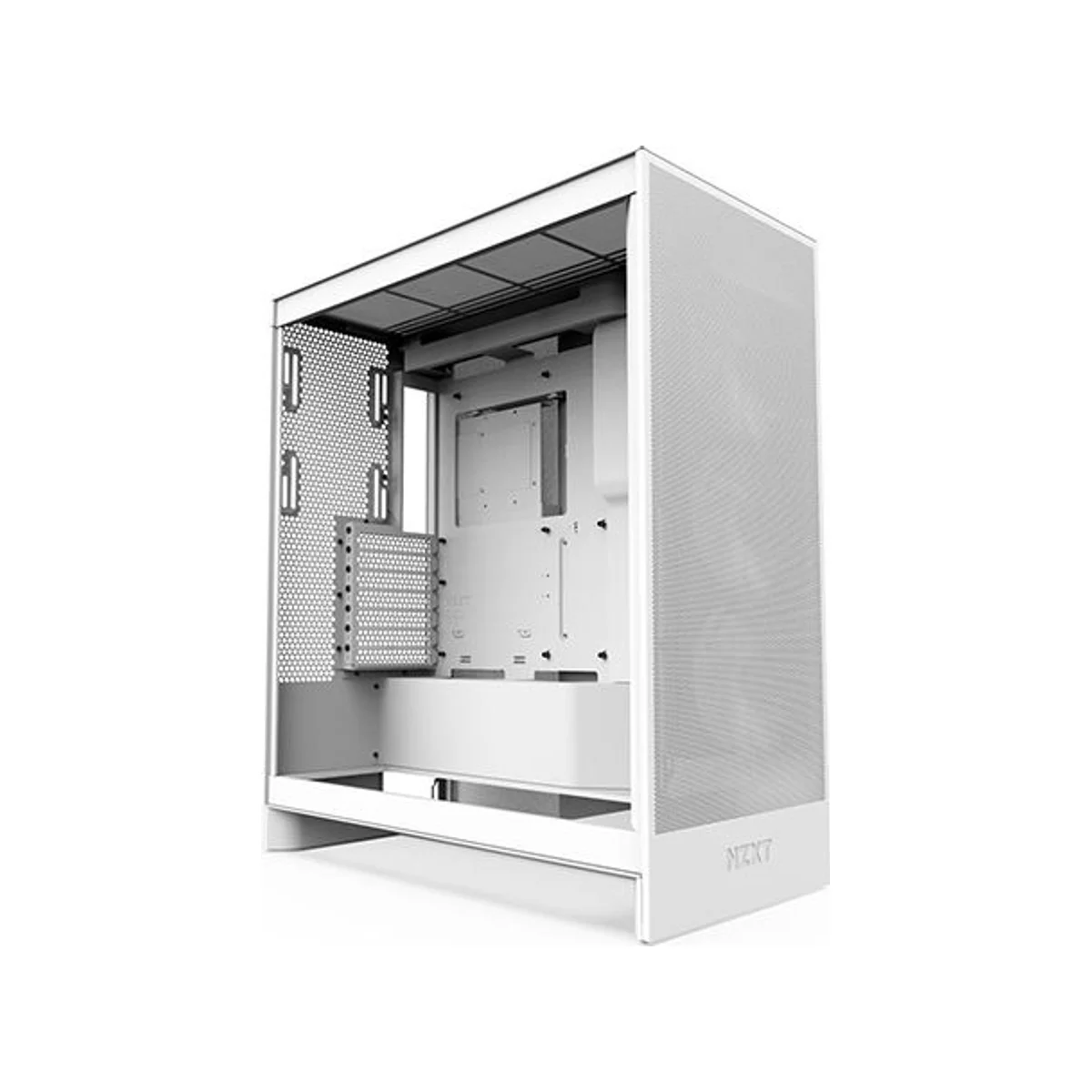 NZXT H7 Flow Mid-Tower ATX Airflow Case - White - CM-H72FW-01 view 2