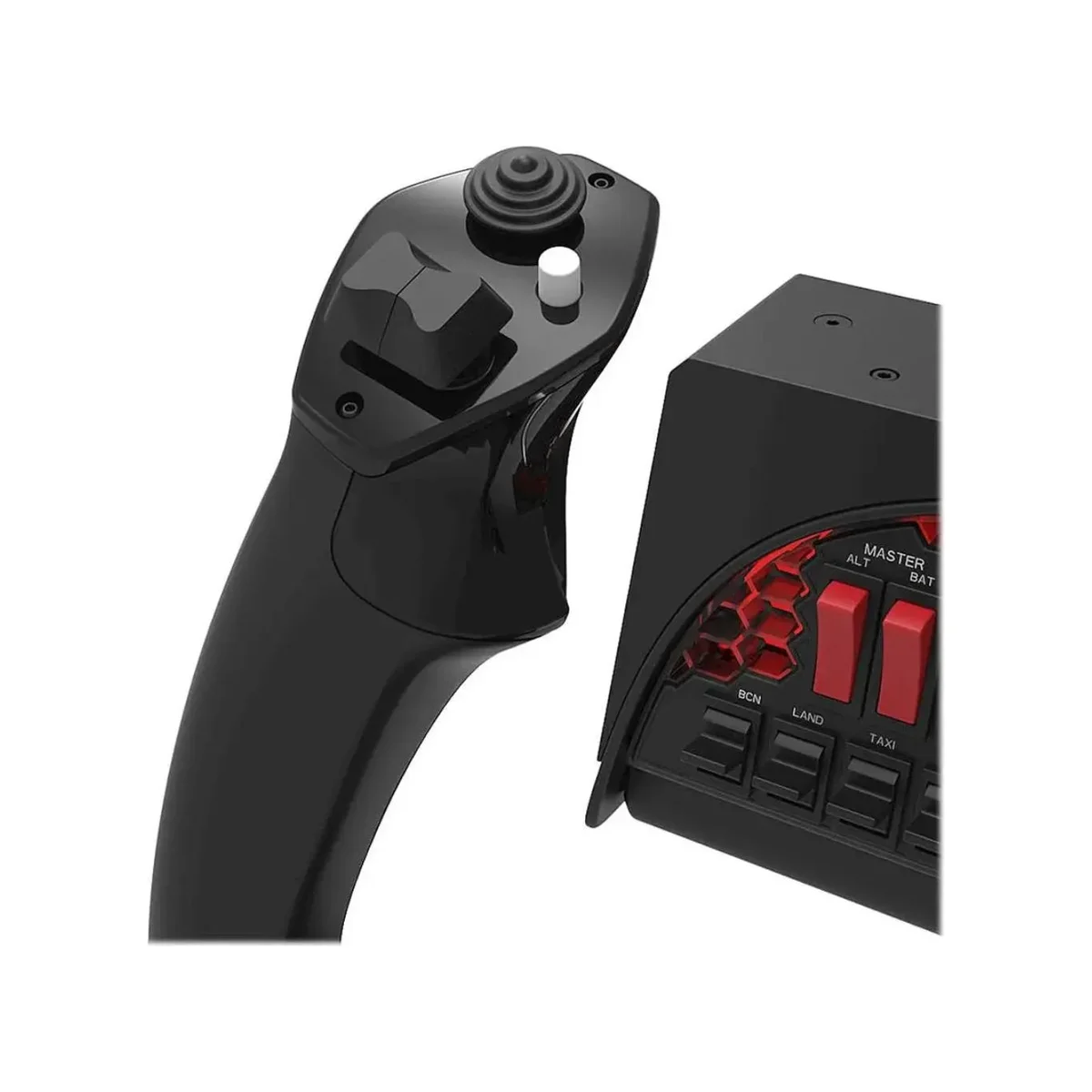 Honeycomb Alpha Flight Simulation Controls Yoke & Switch Panel - Black (PC, MAC, X-Plane, MSFS) - SB003011 view 3