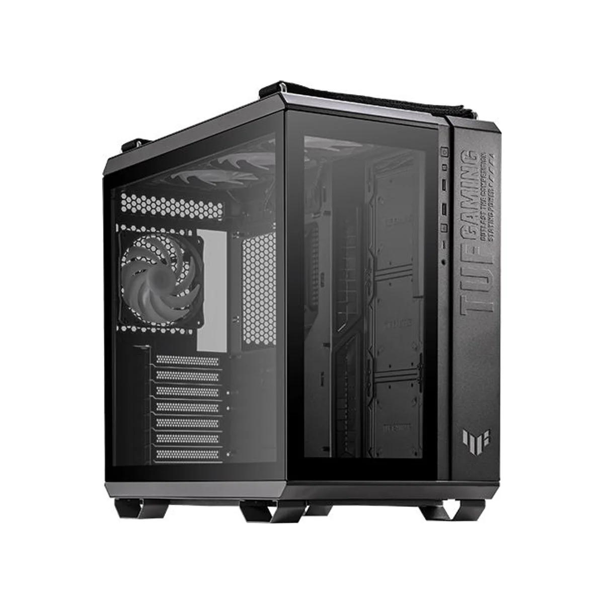 Asus TUF Gaming GT502 PLUS Tempered Glass ATX Gaming Case - Black - 90DC0090-B19010