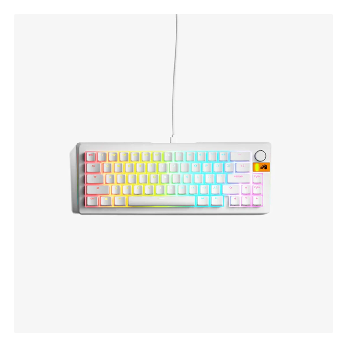 Glorious GMMK 3 HE 65% Prebuilt Wired US Keyboard - White | GMMK3-65-HE-W-W