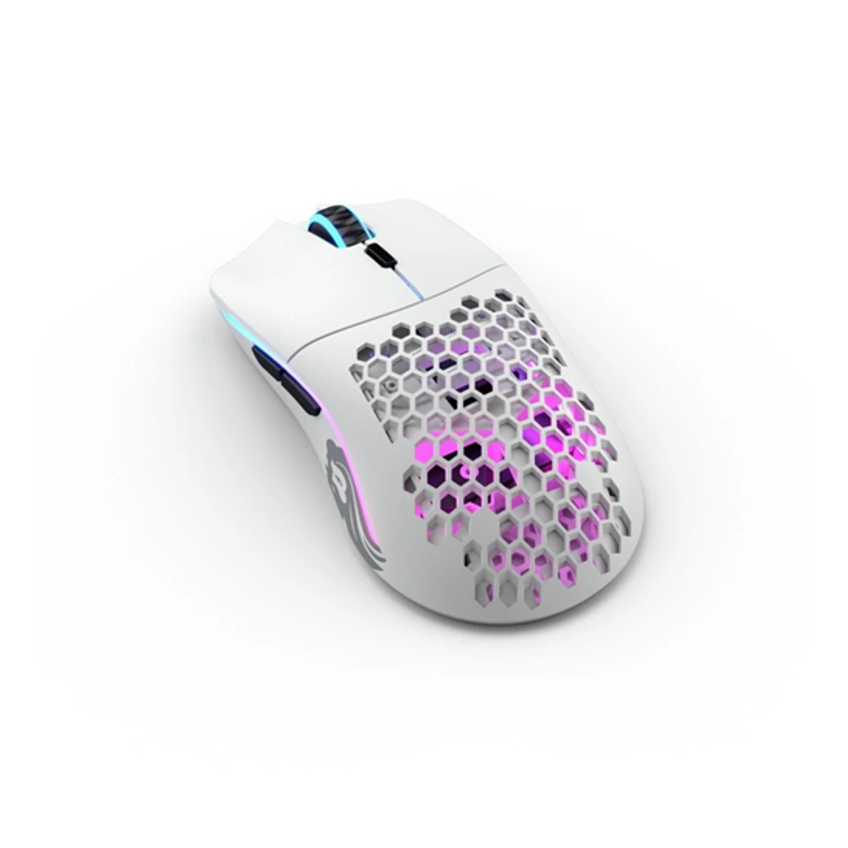 Glorious Model O Minus Wireless Gaming Mouse - Matte White (19000 DPI, 400 IPS, 65g) - GLO-MS-OMW-MW view 2