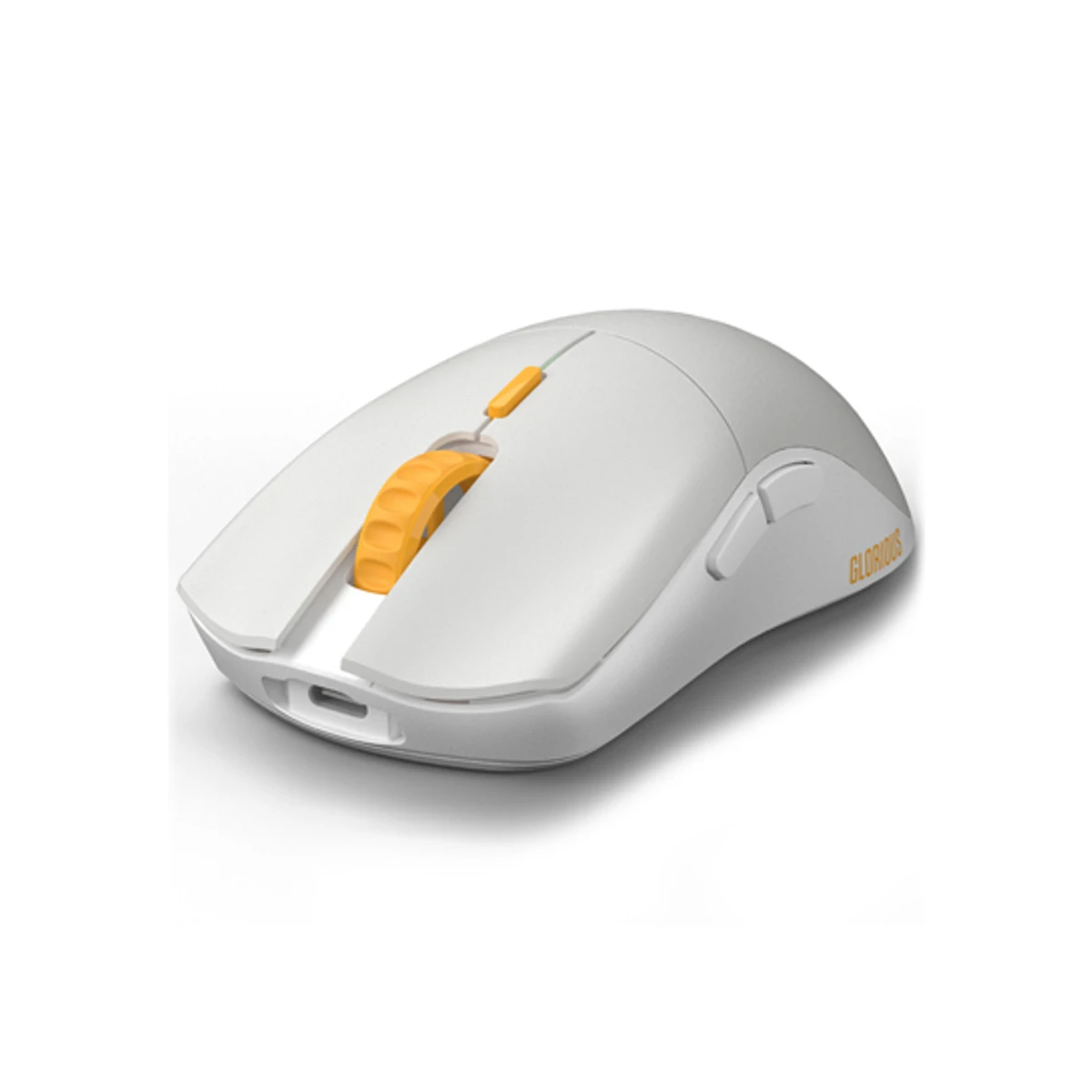 Glorious Series One PRO Genos Forge Wireless Mouse - Grey/Gold (80 Million Clicks, 19000 DPI, 84-Hour Battery) - GLO-MS-P1W-GE-FORGE view 3
