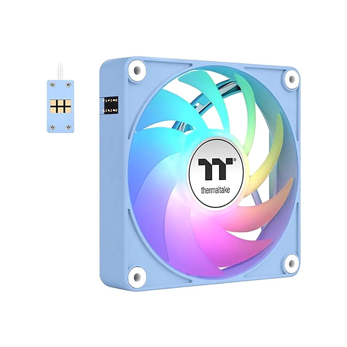 Thermaltake CT120 EX ARGB Sync 120mm 3-Fan Pack Cooling Fan - Blue - CL-F196-PL12BU-A view 3