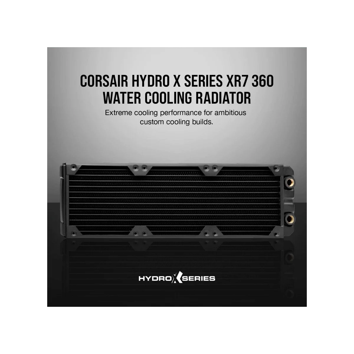 CORSAIR Hydro X Series XR7 360mm Water Cooling Radiator Black - CX-9030005-WW view 4
