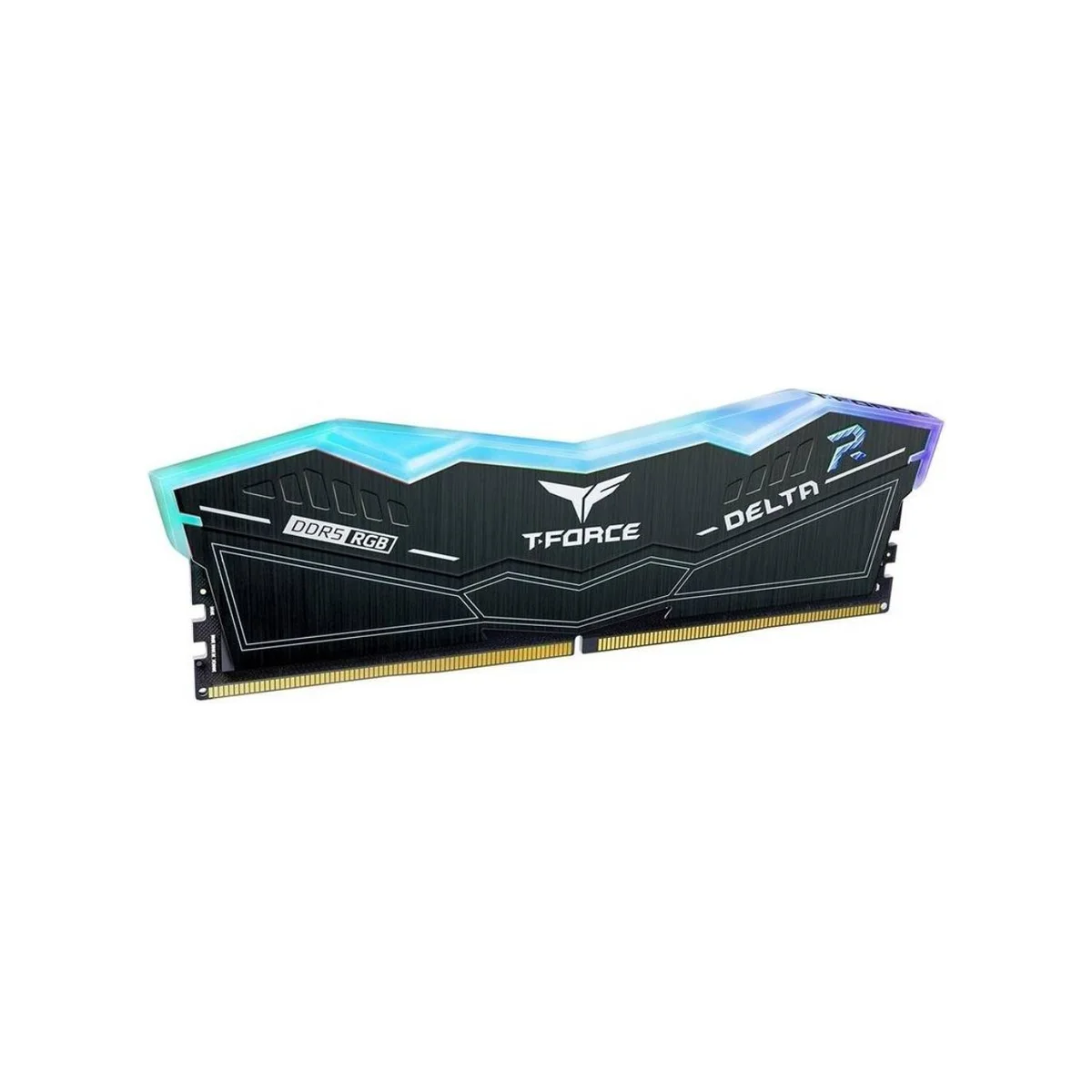 TeamGroup T-Force Delta 32 GB (2X16) DDR5 6000MHz RAM Memory (CL38, Black) – FF3D532G6000HC38ADC01 view 2