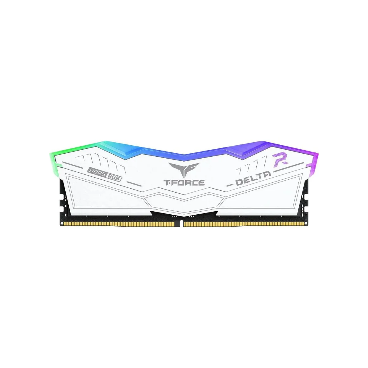 TEAM GROUP T-Force Delta RGB 64 GB (2X32) DDR5 6000MHz RAM Memory (CL38, White) – FF4D564G6000HC38JDC01 view 2