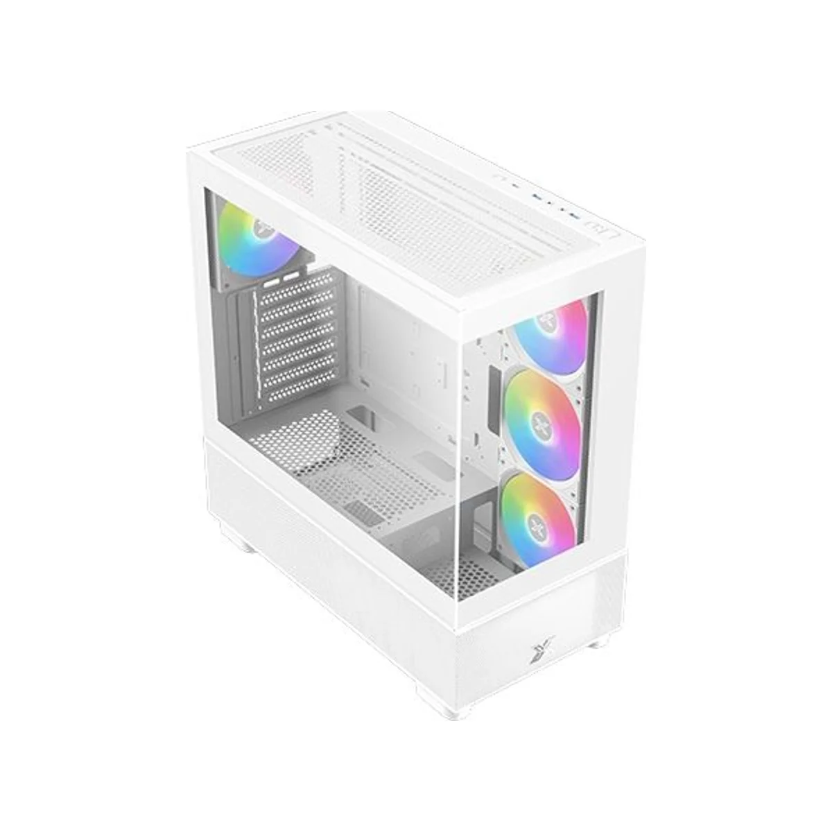 Xigmatek Endorphin Air V2 Arctic Tempered Glass ARGB ATX Gaming Case - White - EN41839 view 2