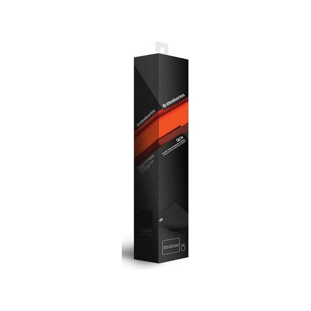 SteelSeries QcK Gaming Medium Mouse Pad - Black (Cloth Surface, Rubber Base, Medium Size) - 63004 view 2