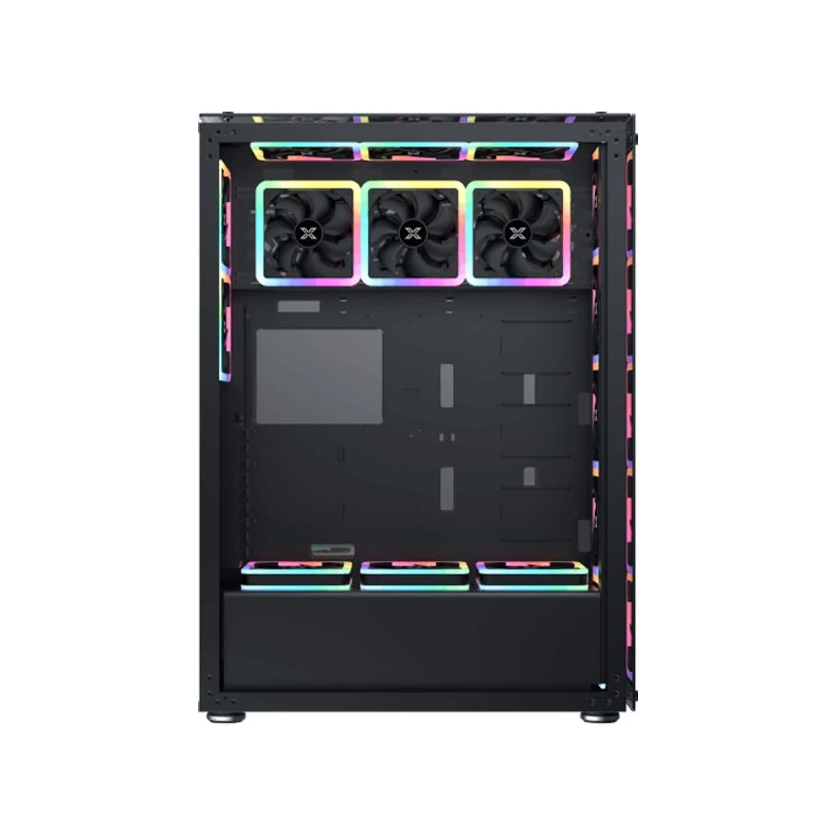 Xigmatek Elysium II Full Tower SSI EEB CEB E-ATX Gaming Case - Black - EN41624 view 2