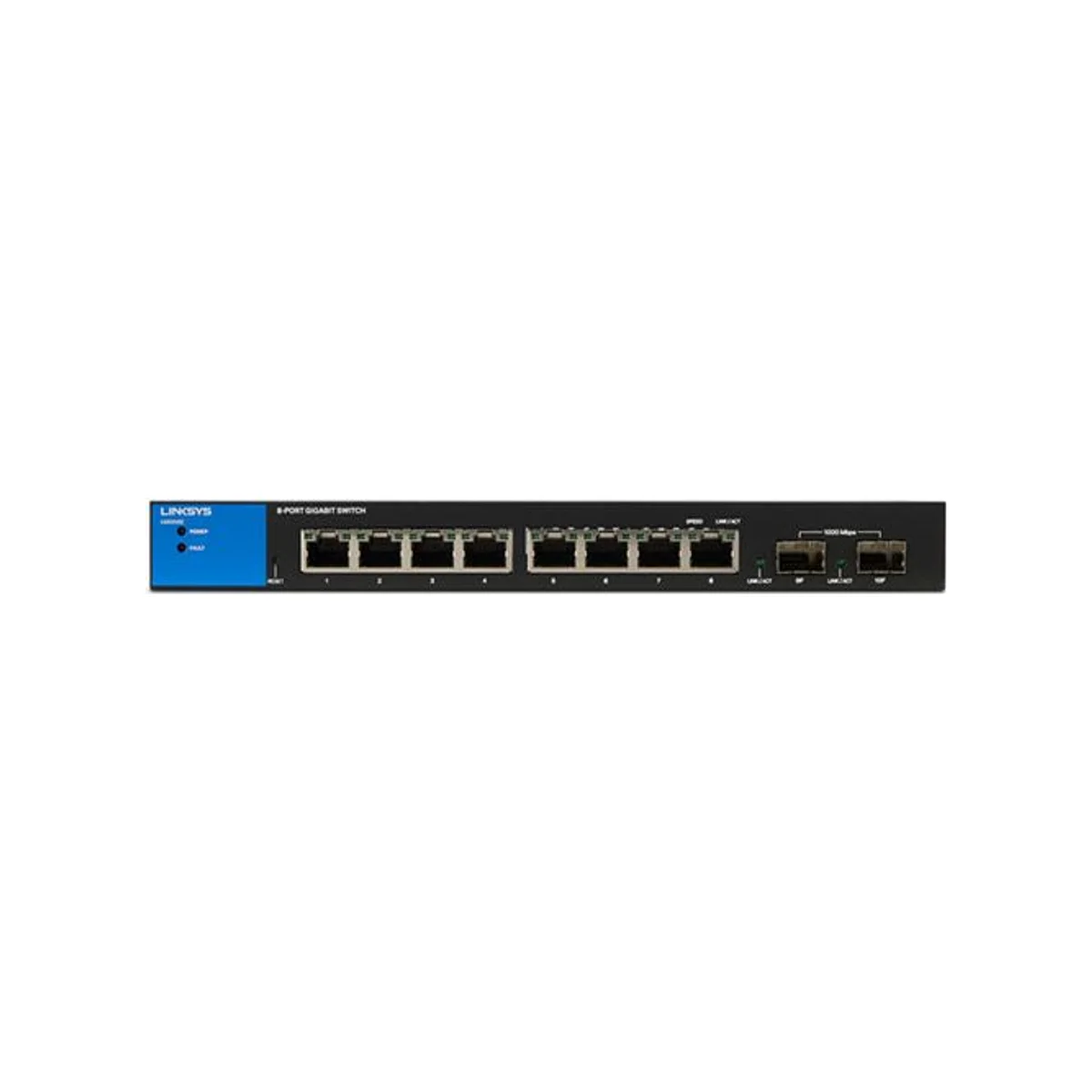 Linksys LGS310C 8-Port Gigabit Managed Ethernet Switch with 2 1G SFP Ports