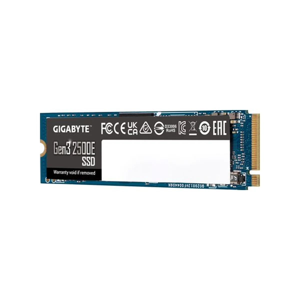 GIGABYTE 2500E 500GB NVMe M.2 2280 PCIe Gen3 SSD – G325E500G view 4