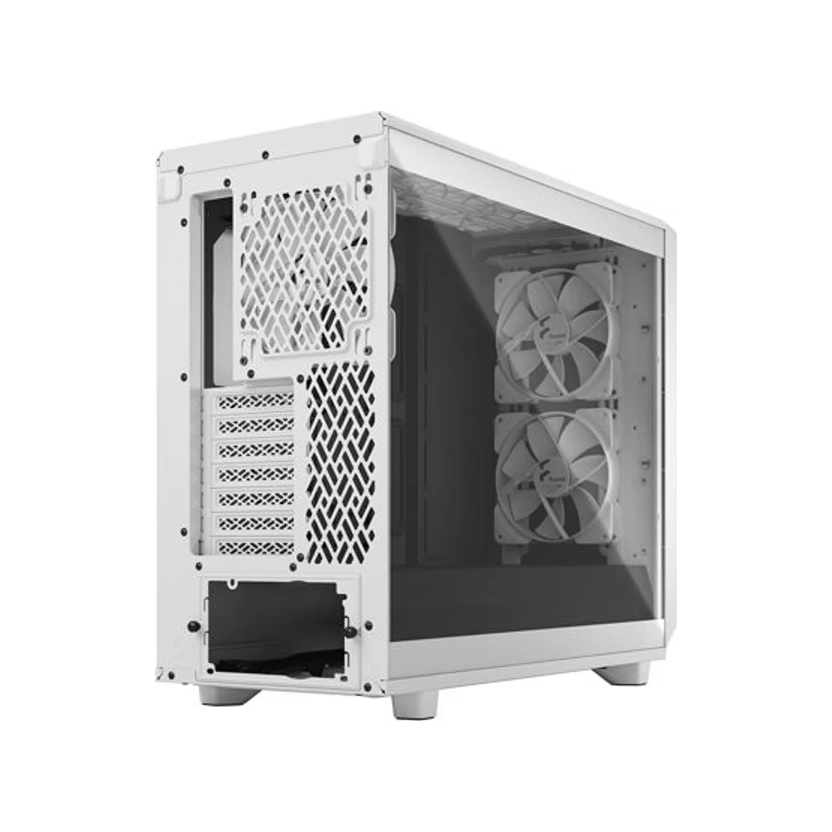 Fractal Meshify 2 Lite Clear Tempered Glass ATX Gaming Case - White - FD-C-MEL2A-04 view 7