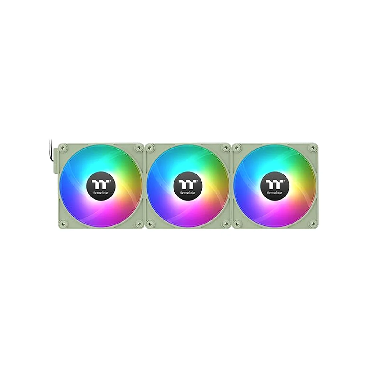 Thermaltake CT120 EX ARGB Sync 120mm 3-Fan Pack Cooling Fan - Green - CL-F196-PL12MG-A