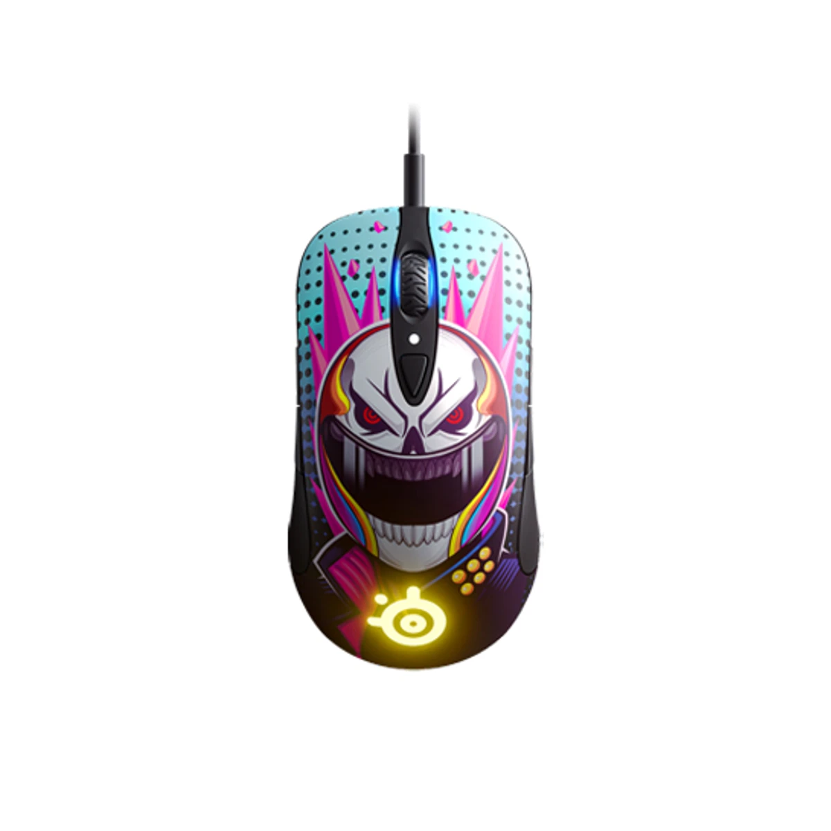 SteelSeries Sensei Ten Neon Rider Edition RGB Gaming Mouse (TrueMove Pro, 18000 CPI, 450 IPS, 50G) - SS-STNR-62528