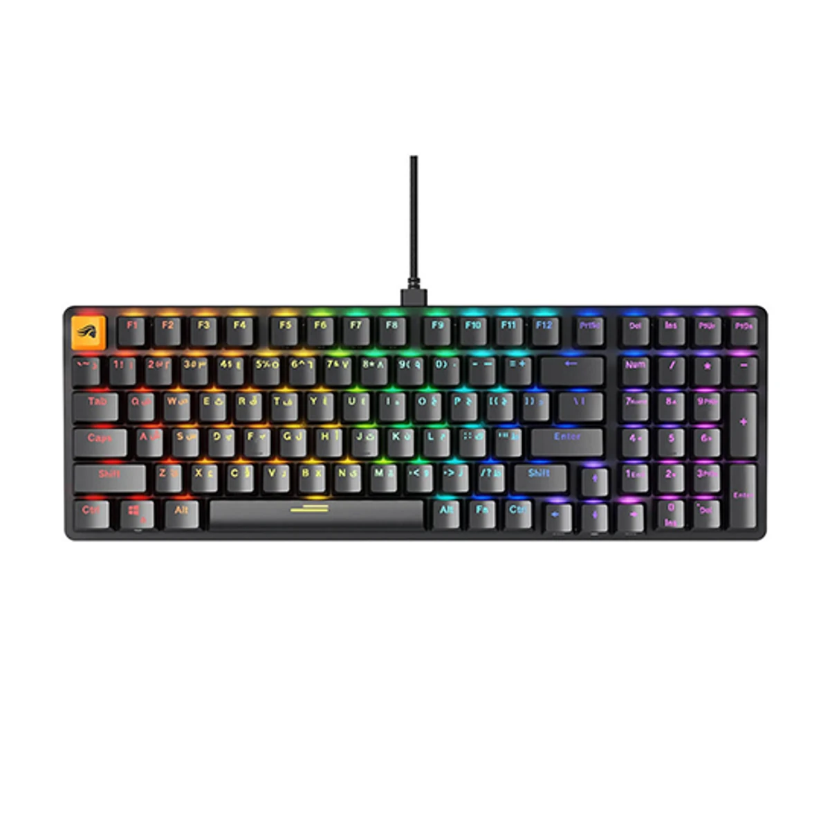 Glorious GMMK 2 TKL 96% Layout Wired Mechanical Keyboard - Black | GLO-GMMK2-96-FOX-B-A