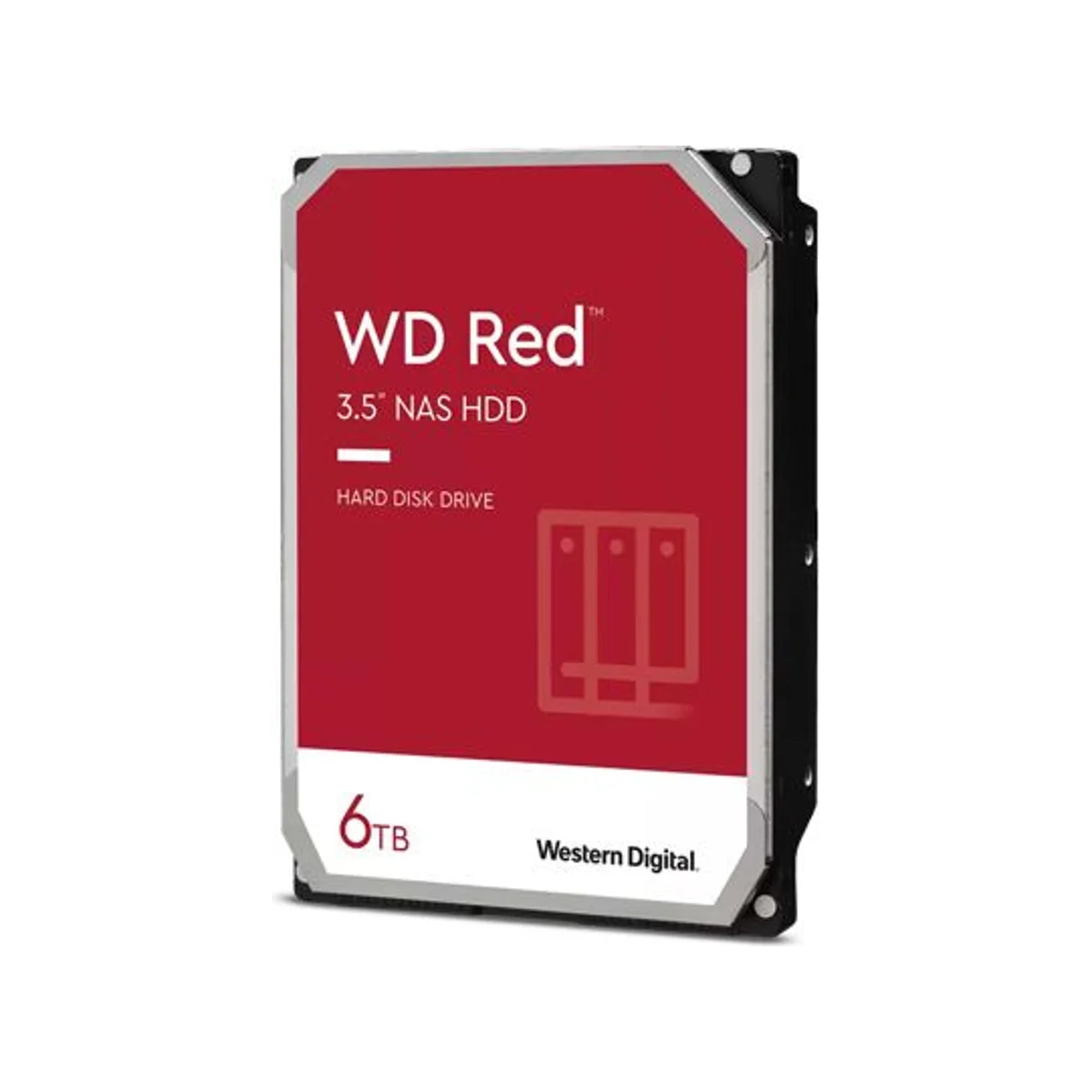 Western Digital Red Plus 6TB 5400RPM 64MB Cache SATA 6Gb/s 3.5" NAS HDD – WD60EFRX