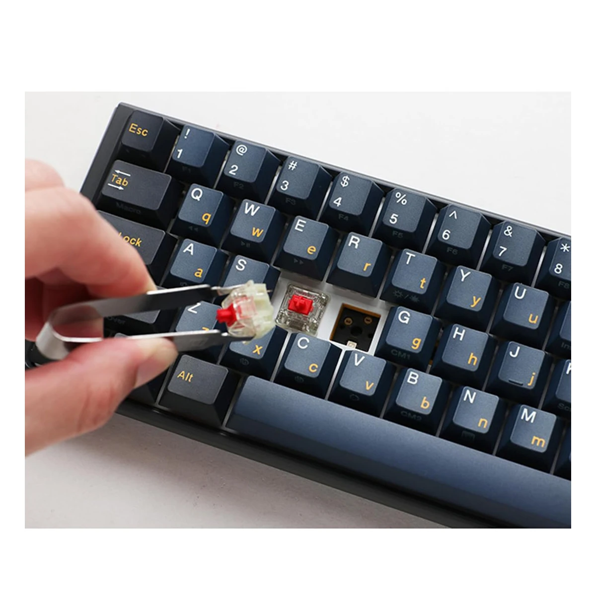 Ducky One 3 Pro Nazca Line Cherry MX2A Red Switch 60% Mechanical Gaming Keyboard - Black | 70440 view 5