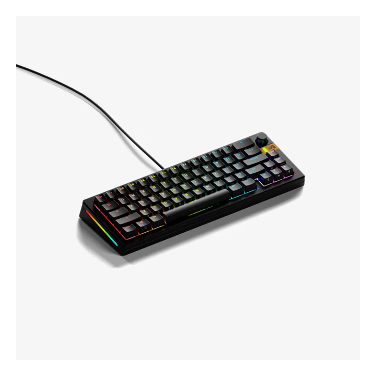 Glorious GMMK 3 HE 65% Prebuilt Wired US Keyboard - Black | GMMK3-65-HE-W-B view 2