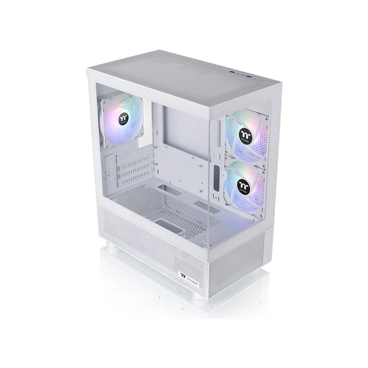 Thermaltake View 170 Tempered Glass ARGB Micro-ATX Gaming Case - Snow - CA-1Z4-00M6WN-00 view 5