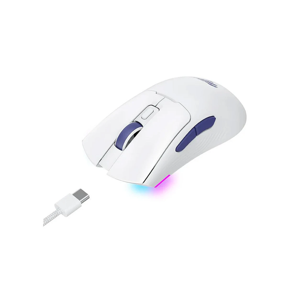 HAVIT Quad-mode 2.4GHz Wireless Gaming Mouse - White - MS966WB-White view 2