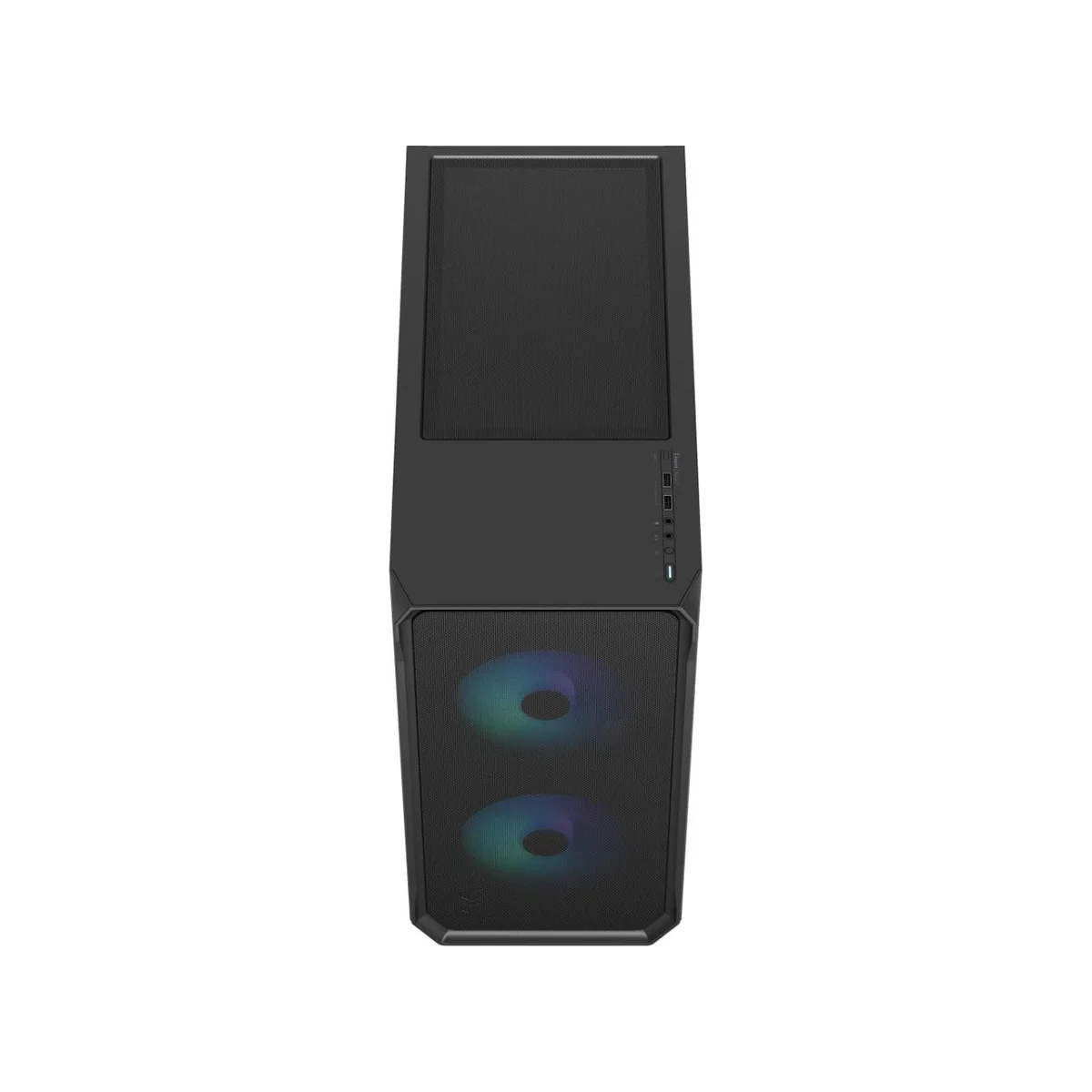 Fractal Focus 2 Clear Tint Tempered Glass RGB ATX Gaming Case - Black - FD-C-FOC2A-03 view 3