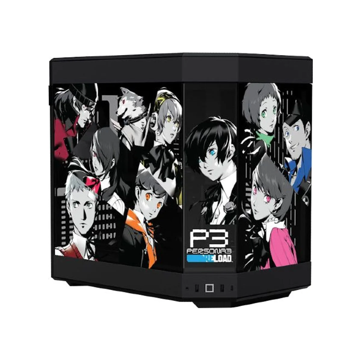 Hyte Persona 3 Reload Y60 Glass Dual-chamber Panoramic ATX Gaming Case - Red/Black - CS-HYTE-Y60-P3R-U view 2
