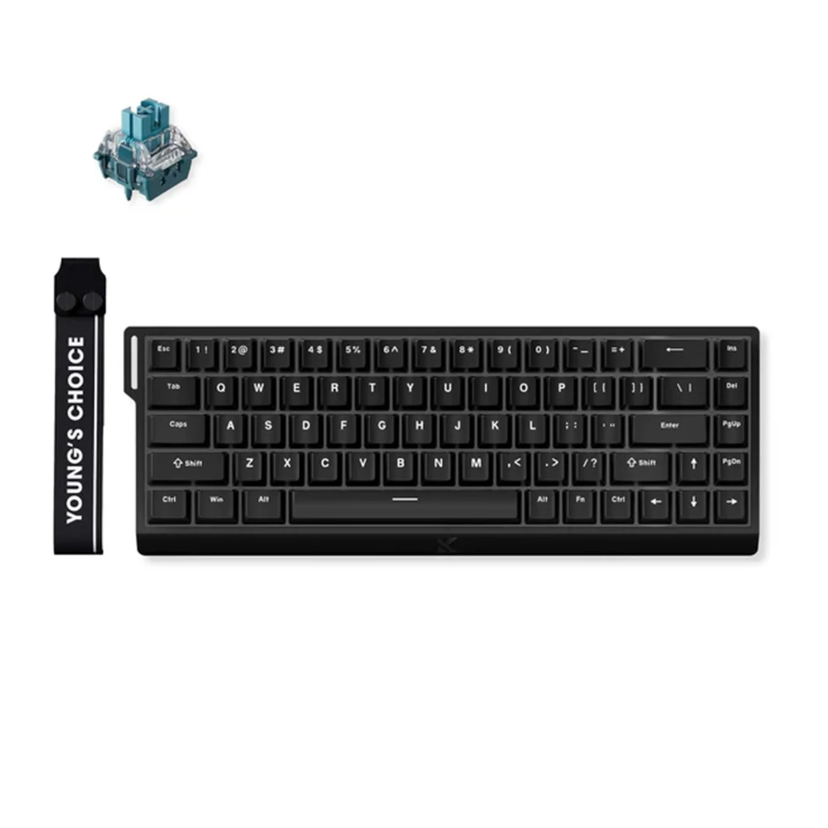 MCHOSE Ace 68 Hall Effect Magnetic Switch Gaming Keyboard - Black | MC-Ace68-8