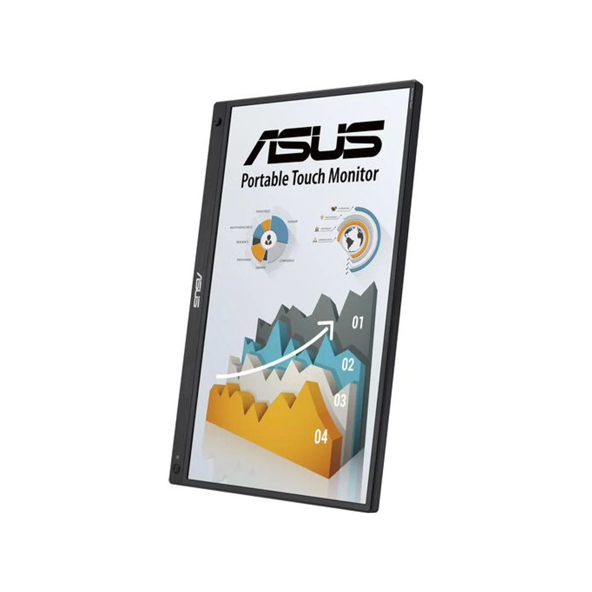 ASUS ZenScreen Touch 15.6-Inch FHD IPS Portable Touch Display (1920x1080, 5ms, 60Hz, USB-C, Mini-HDMI) - 90LM0890-B01170 view 3