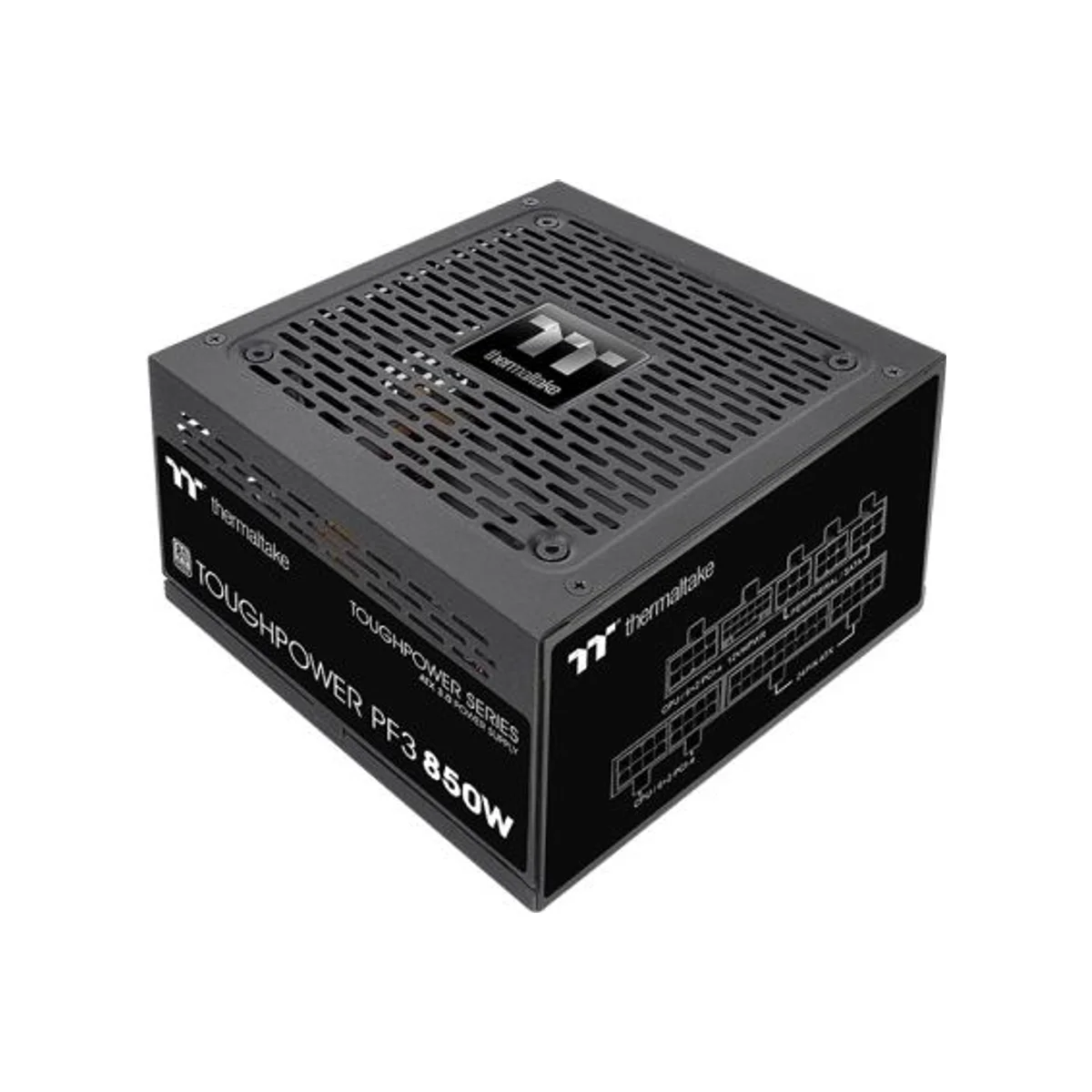 THERMALTAKE Toughpower PF3 850W Platinum TT Premium Edition Power Supply (ATX 3.0, PCIe Gen 5, 850W, Platinum) - PS-TPD-0850FNFAPx-3 view 2